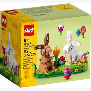 Brand New! LEGO® Easter Rabbits Display building kit. Perfect gift for kids!